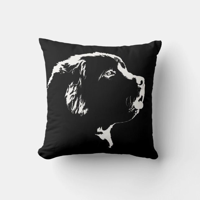 Cadeaux de chiot de Newfoundlander de coussin de (Recto)