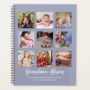 CADEAUX DE COLlAGE PHOTO GRAND-PARENT - Bleu Pouss