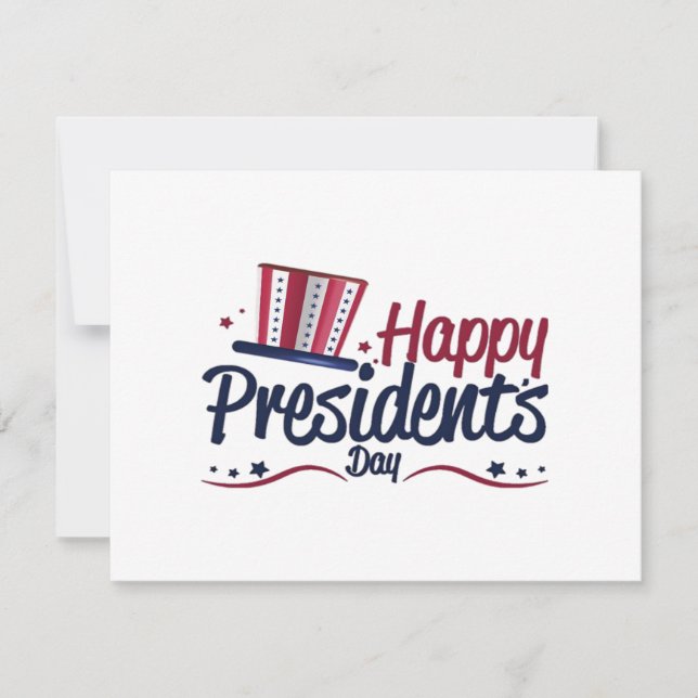 Cadeaux de conception de la Journée du président h (Devant)