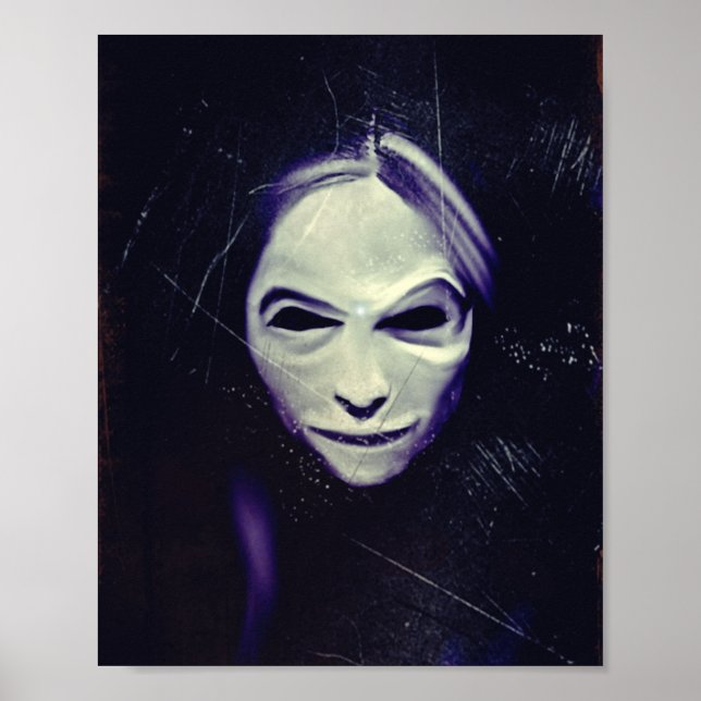 cadeaux de dame hantée Poster art sombre (Devant)