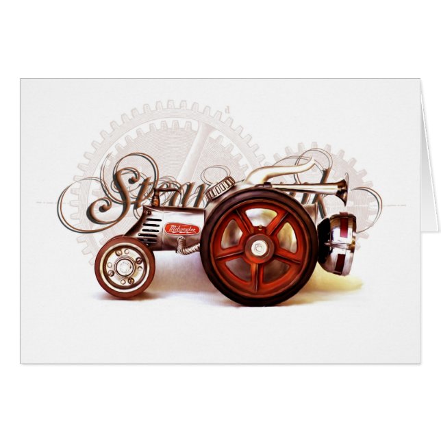 Cadeaux de destin de tracteur de Steampunk (Devant horizontal)