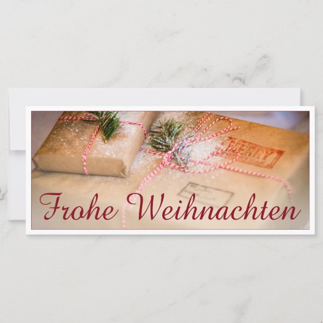 Cadeaux de fête comme motif de Noël (Devant)