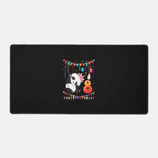 Cadeaux de fille de Panda Licorne de 8 ans pour so (Recto)