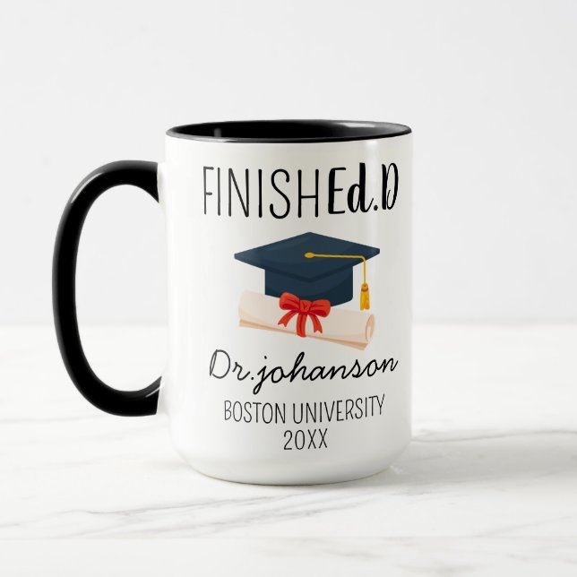 Cadeaux de fin d'études Edd pour elle lui, Mug EDD (Gauche)