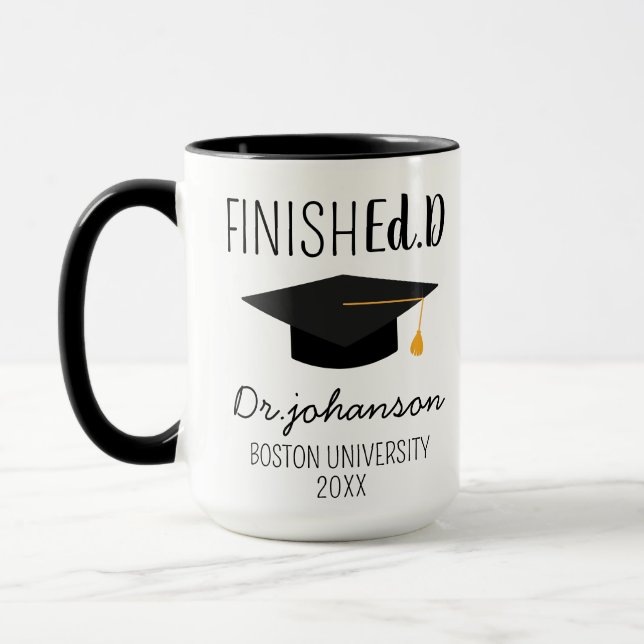 Cadeaux de fin d'études Edd pour elle lui, Mug EDD (Gauche)