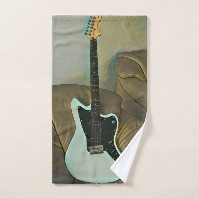 Cadeaux de guitare pour papa (Serviette à main)
