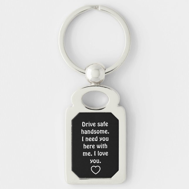 Cadeaux de la Saint-Valentin pour hommes Porte-clé (Devant)