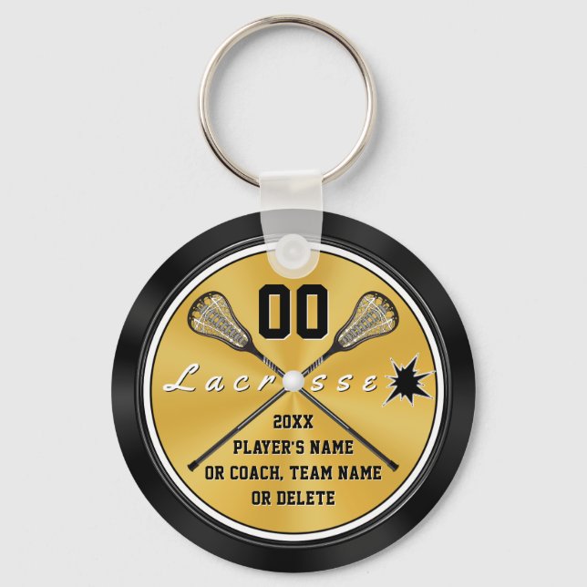 Cadeaux de Lacrosse pas chers, Porte-clés de Lacro (Recto)