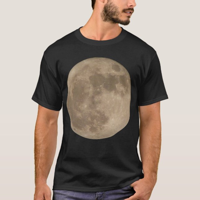 Cadeaux de lune de cool de T-shirt de Pleine lune (Devant)
