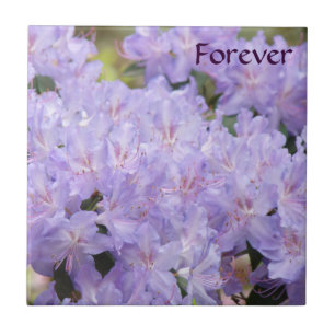 Cadeaux de mariage art de carreau floral lavande p
