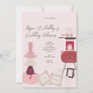 Cadeaux de mariage Douche Invitation