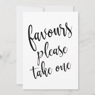 Cadeaux de mariage, prenez-en un, enseigne abordab