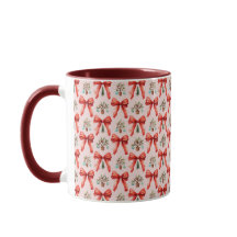 Cadeaux de mug de vacances de Noël à l'aquarelle r