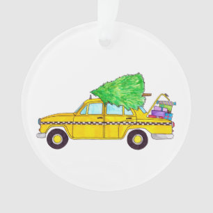 Cadeaux de Noël de taxi de taxi jaune de New York