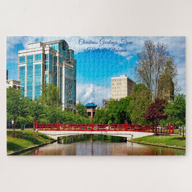 Cadeaux de Noël Huntsville Alabama Puzzle (Horizontal)