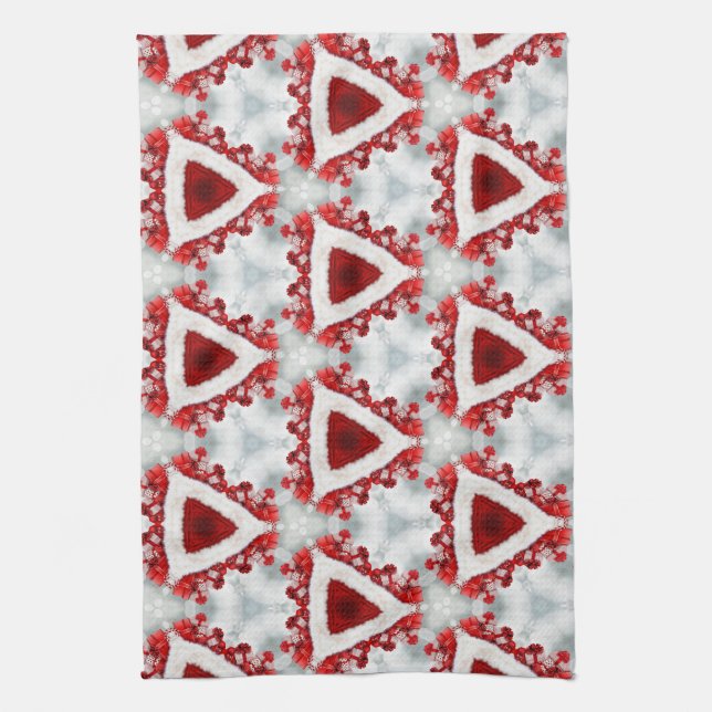 cadeaux de noël serviette de cuisine kaléidoscope (Vertical)