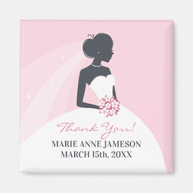 Cadeaux de Remerciement pour la Mariée Magnet (Devant)