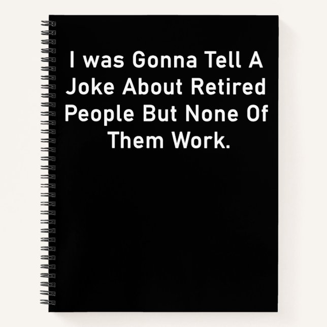 Cadeaux de retraite pour femmes Carnet amusant, in (Devant)