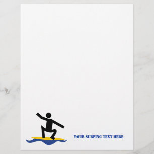 Cadeaux de surf, surfer sur sa planche de surf