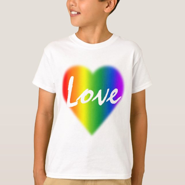 Cadeaux de T-shirt du gay pride de l'enfant de (Devant)