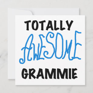 Cadeaux de T-shirts bleu Grammie absolument géniau