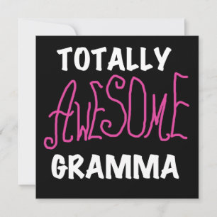 Cadeaux de T-shirts roses Gramma absolument géniau
