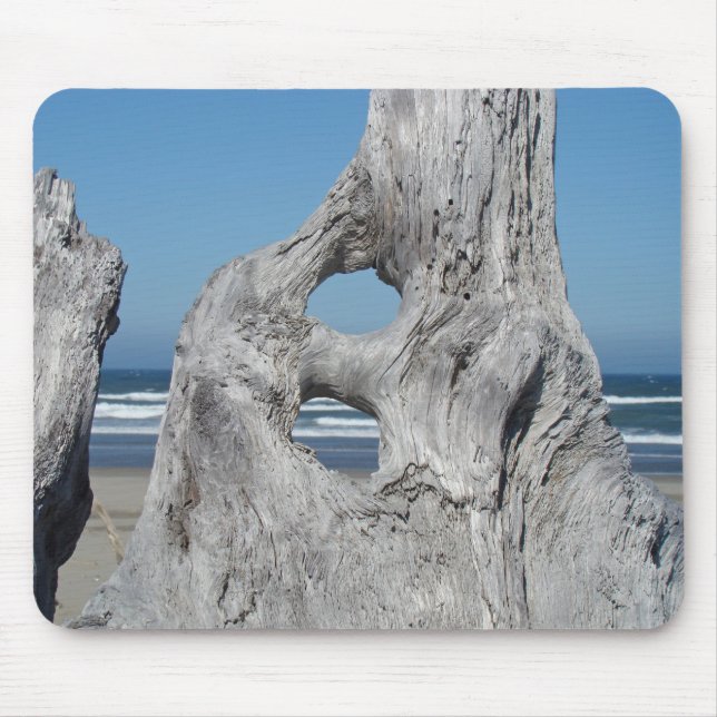 Cadeaux de tapis de souris Ocean Beach Driftwood p (Devant)