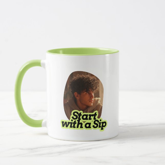 Cadeaux de tasses Commencez par une gorgée (Gauche)
