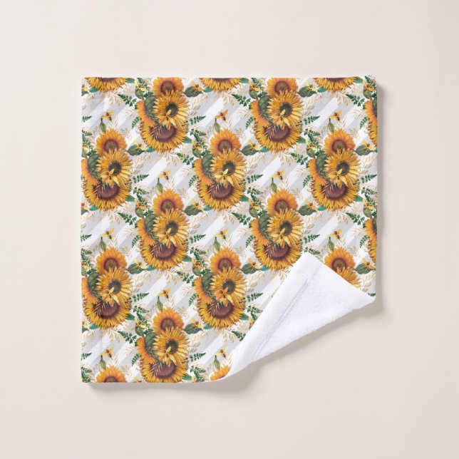 Cadeaux de tournesol | Regardez Le Tournesol (Gant de toilette)