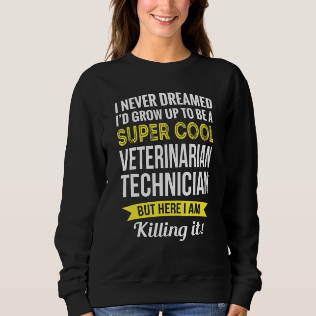 Cadeaux de Tshirt de Technicien Vétérinaire Super  (Devant)
