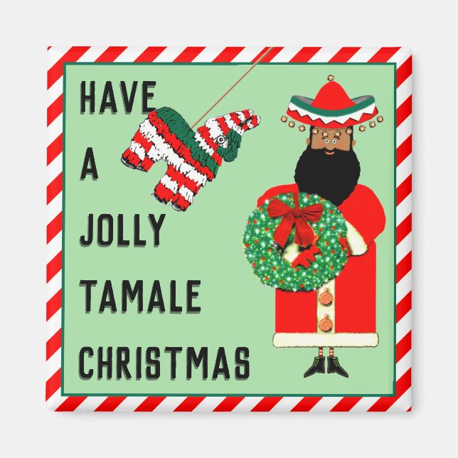 Cadeaux de vacances Feliz Navidad Magnet (Devant)