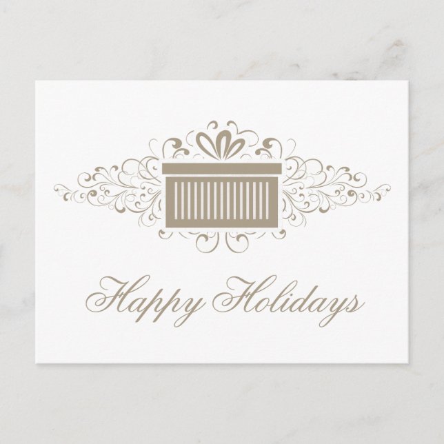 Cadeaux de vacances Présente Carte postale de Noël (Devant)