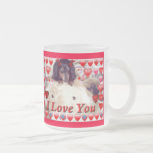 CADEAUX DE VALENTINE - MUGS - MINI DACHSHUND JE VO