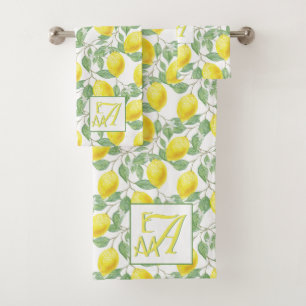 Cadeaux Décoratifs Monogramme de Citronnier Frais