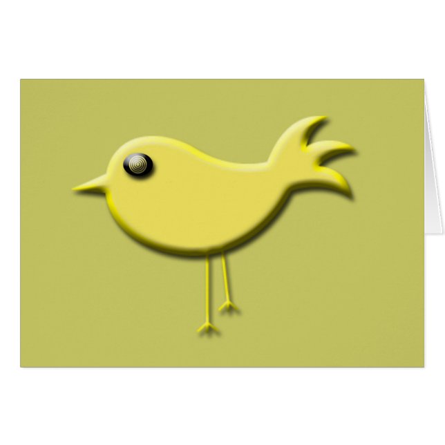 Cadeaux d'oiseaux jaunes (Devant Horizontal)