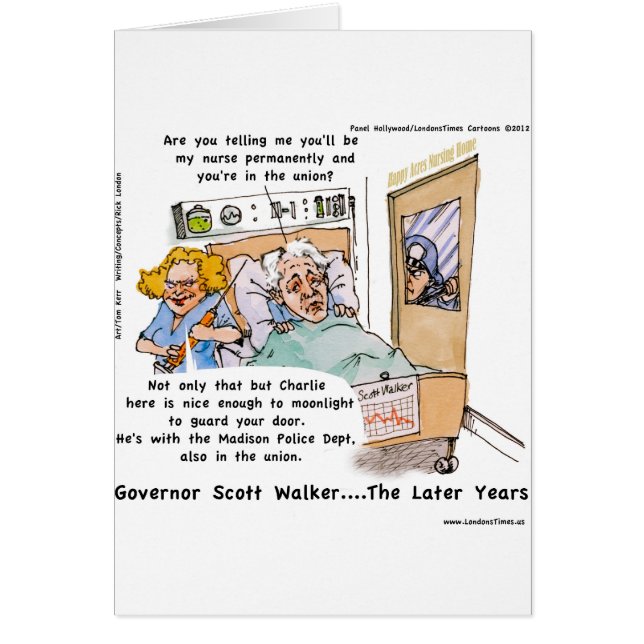 Cadeaux drôles de Gov Scott Walker T-shirts etc (Devant)
