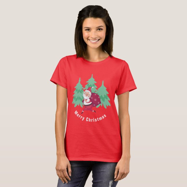 Cadeaux du T-shirt du Père Noël (Devant entier)
