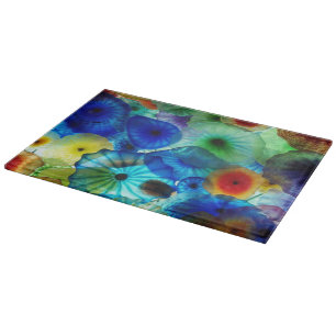 Cadeaux en verre coloré Planches à découper design