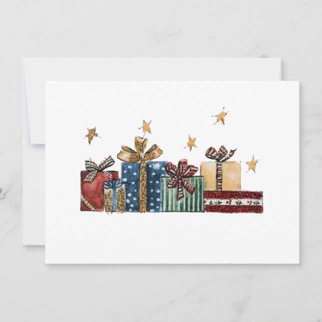 Cadeaux enrobés pour un anniversaire (Devant)