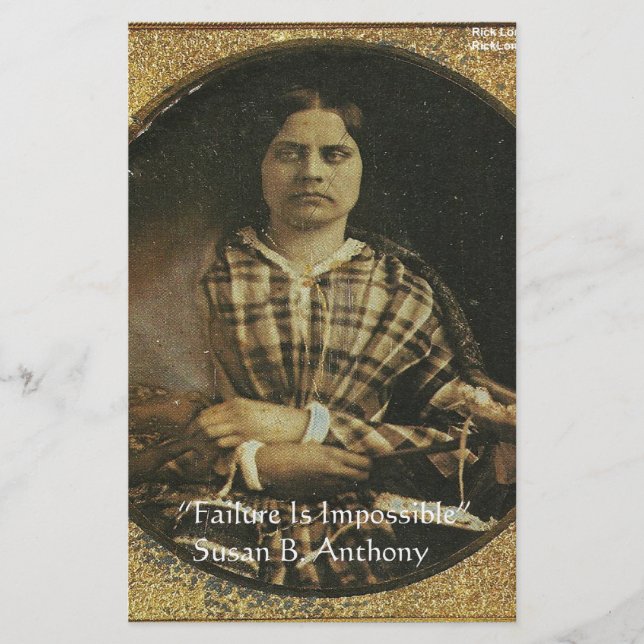 Cadeaux et Cartes de Sagesse de Susan B Anthony (Devant)