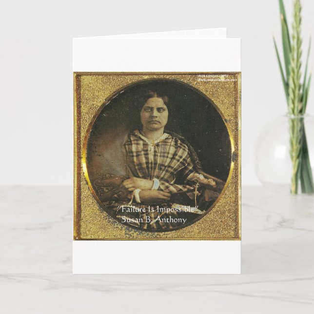 Cadeaux et Cartes de Sagesse de Susan B Anthony (Devant)