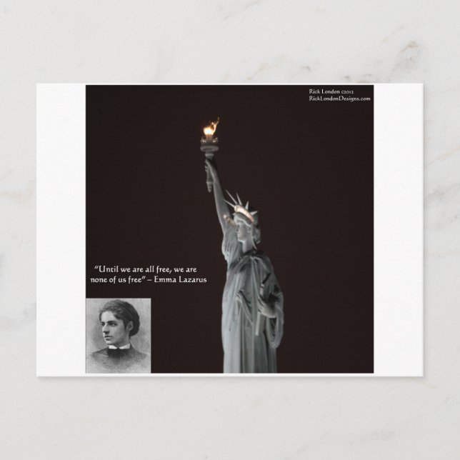 Cadeaux et Cartes Emma Lazarus & Statue de la Libe (Devant)