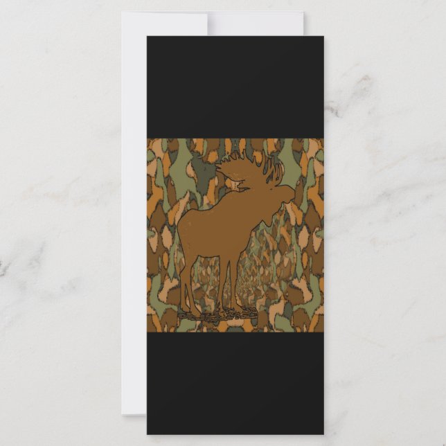 Cadeaux et invitations de Moose Camouflage (Devant)