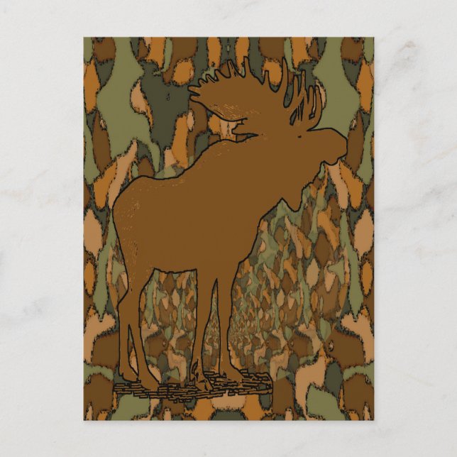 Cadeaux et invitations de Moose Camouflage (Devant)
