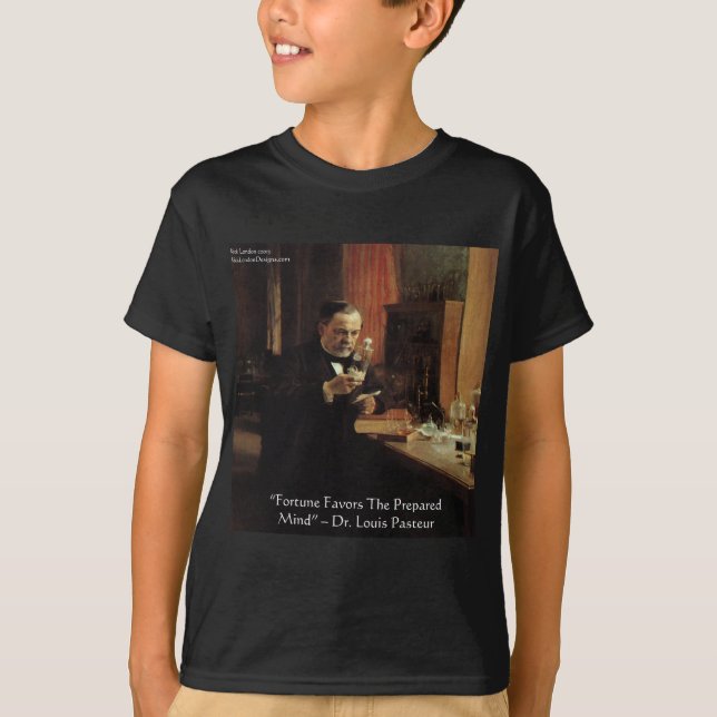 Cadeaux et T-shirts «Chance» de Louis Pasteur (Devant)