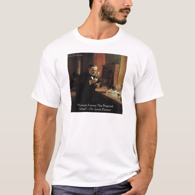 Cadeaux et T-shirts «Chance» de Louis Pasteur (Devant)