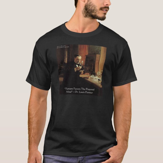 Cadeaux et T-shirts «Chance» de Louis Pasteur (Devant)