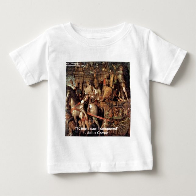Cadeaux et T-shirts "J'ai conquis" de Jules César (Devant)