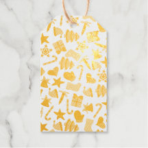 Étiquettes de cadeau minimalistes chaudes et cosy