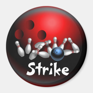 Cadeaux faits sur commande de magnet de bowling